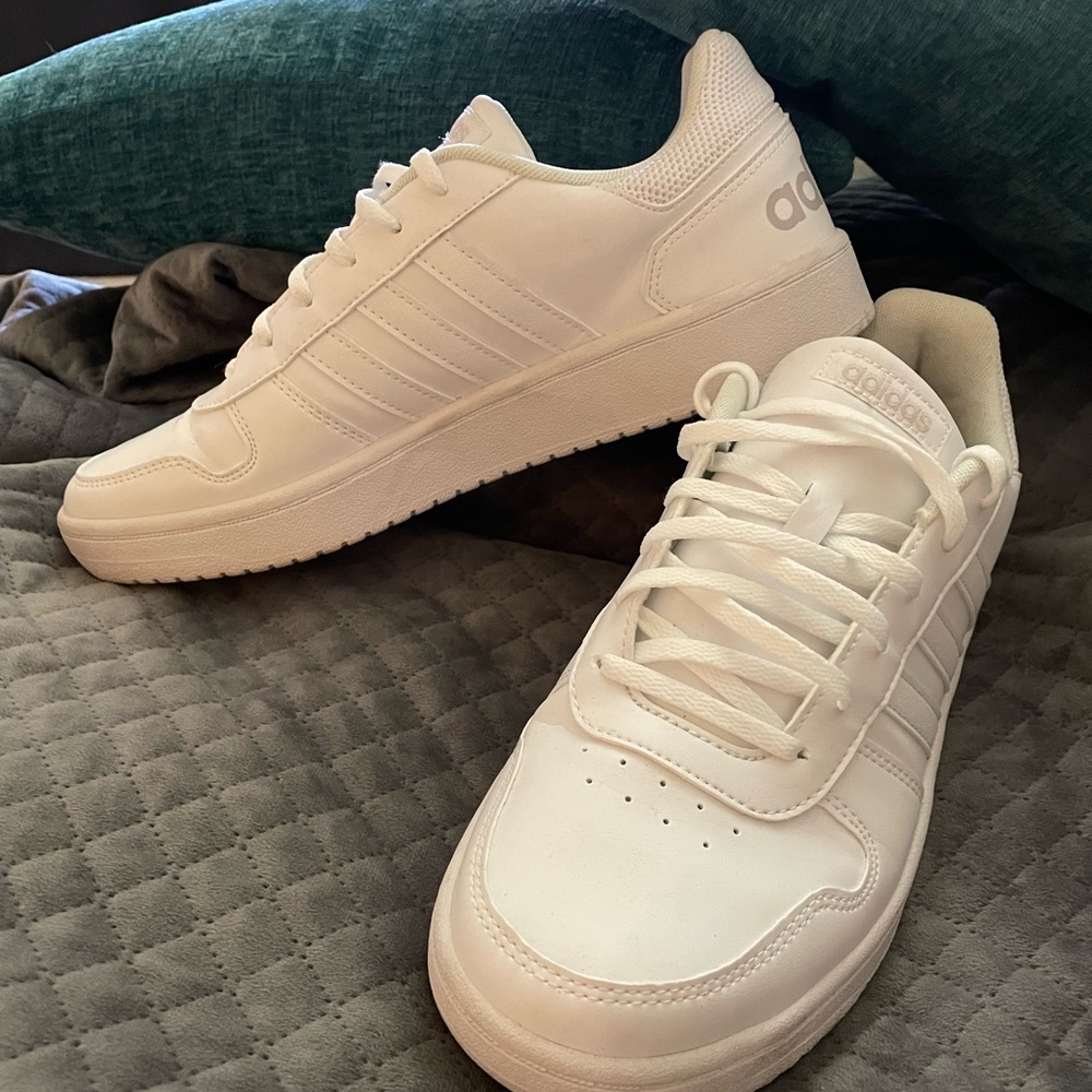 adidas Men's White Low-Top Sneakers